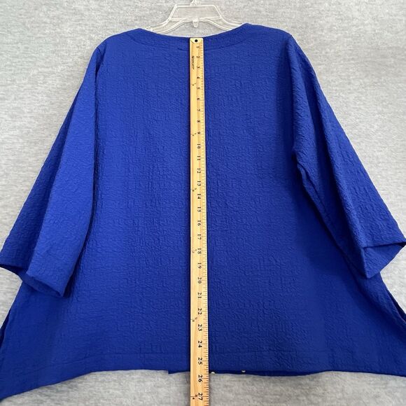 Moonlight Y&S Lagenlook Top Size S Funky Artsy Asymmetrical Oversized Boxy Tunic - Picture 8 of 10